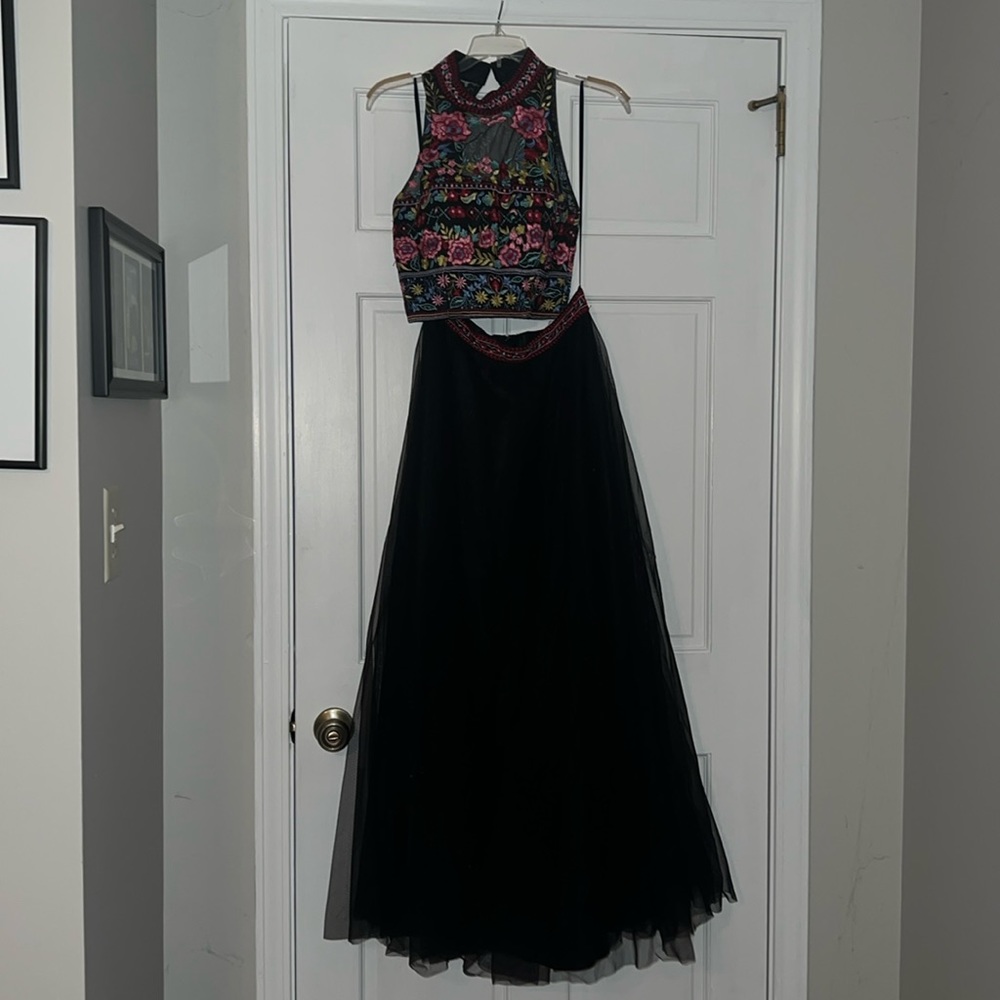 Sherri hill two piece prom dress